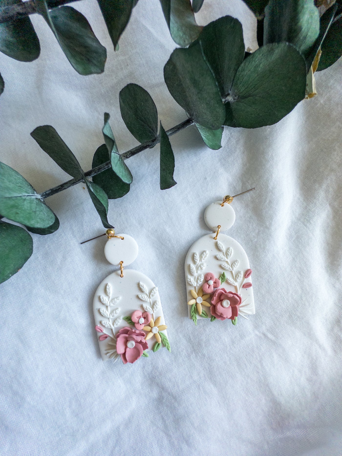 Floral Clay Arches