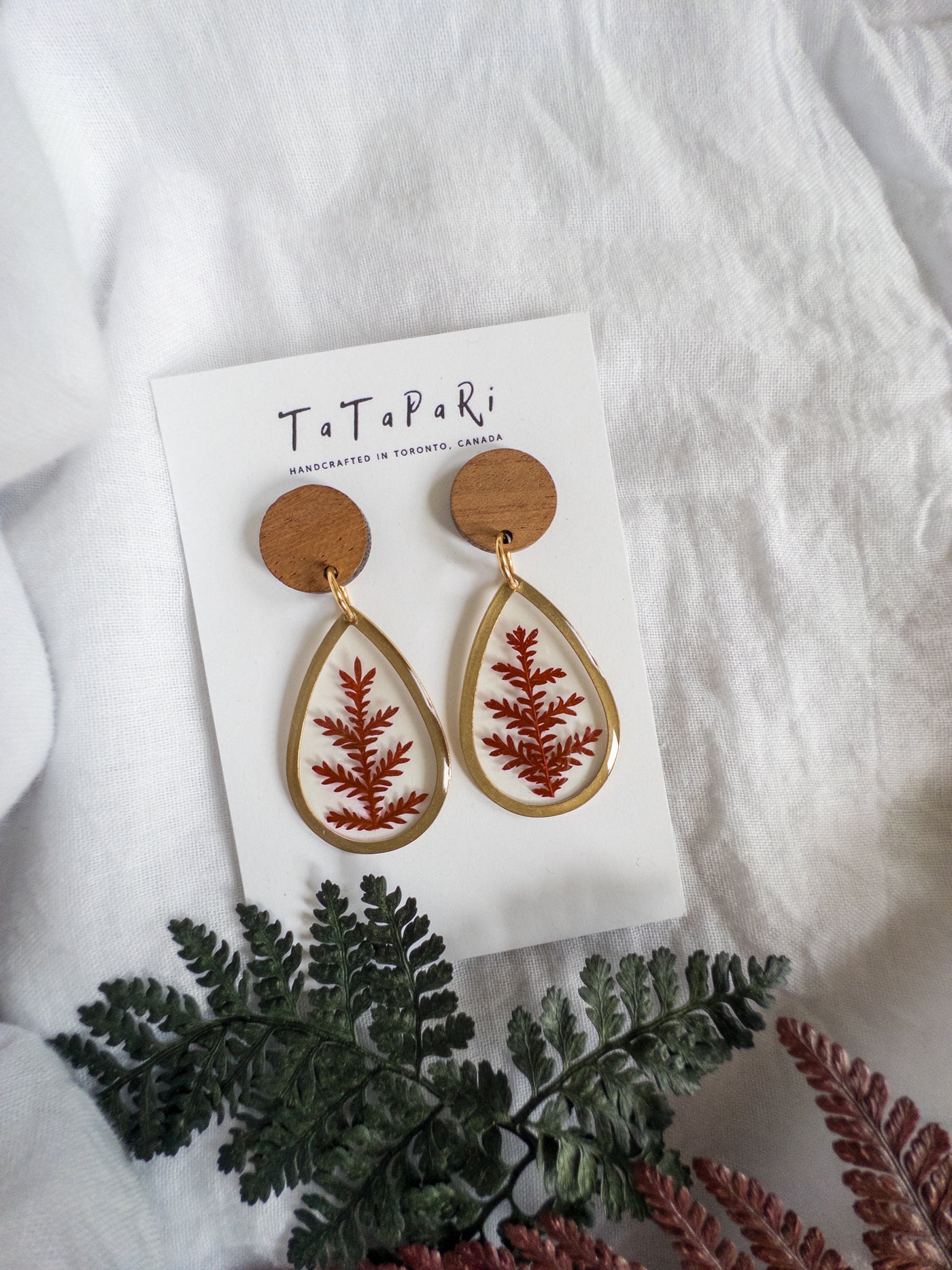 Teardrop Resin Earrings