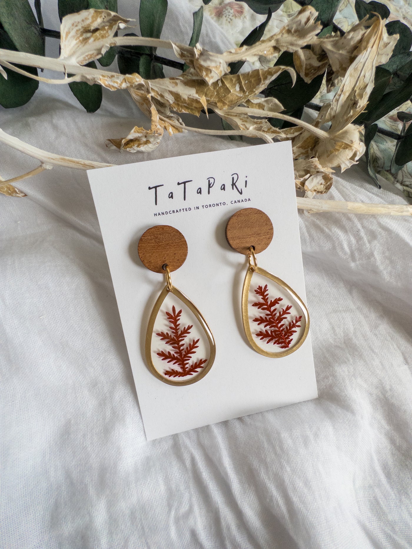 Teardrop Resin Earrings