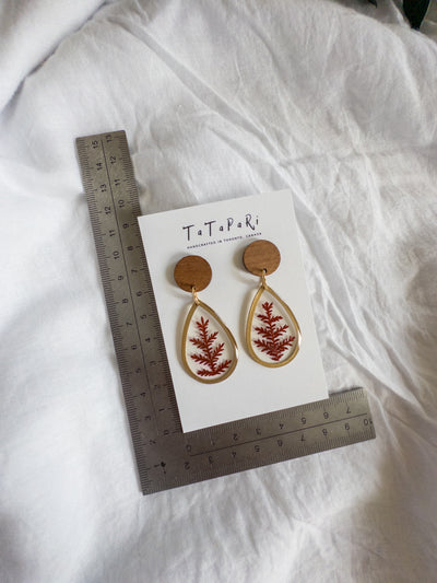 Teardrop Resin Earrings