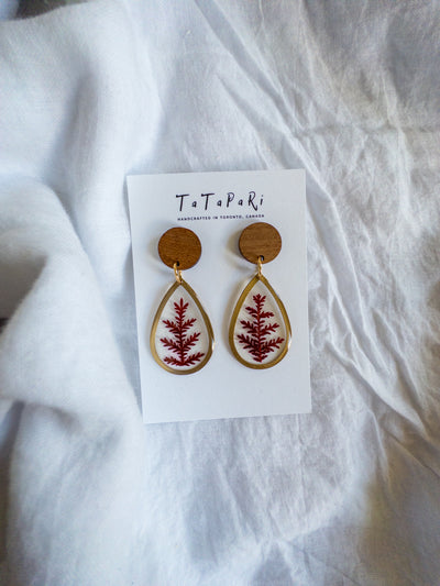 Teardrop Resin Earrings