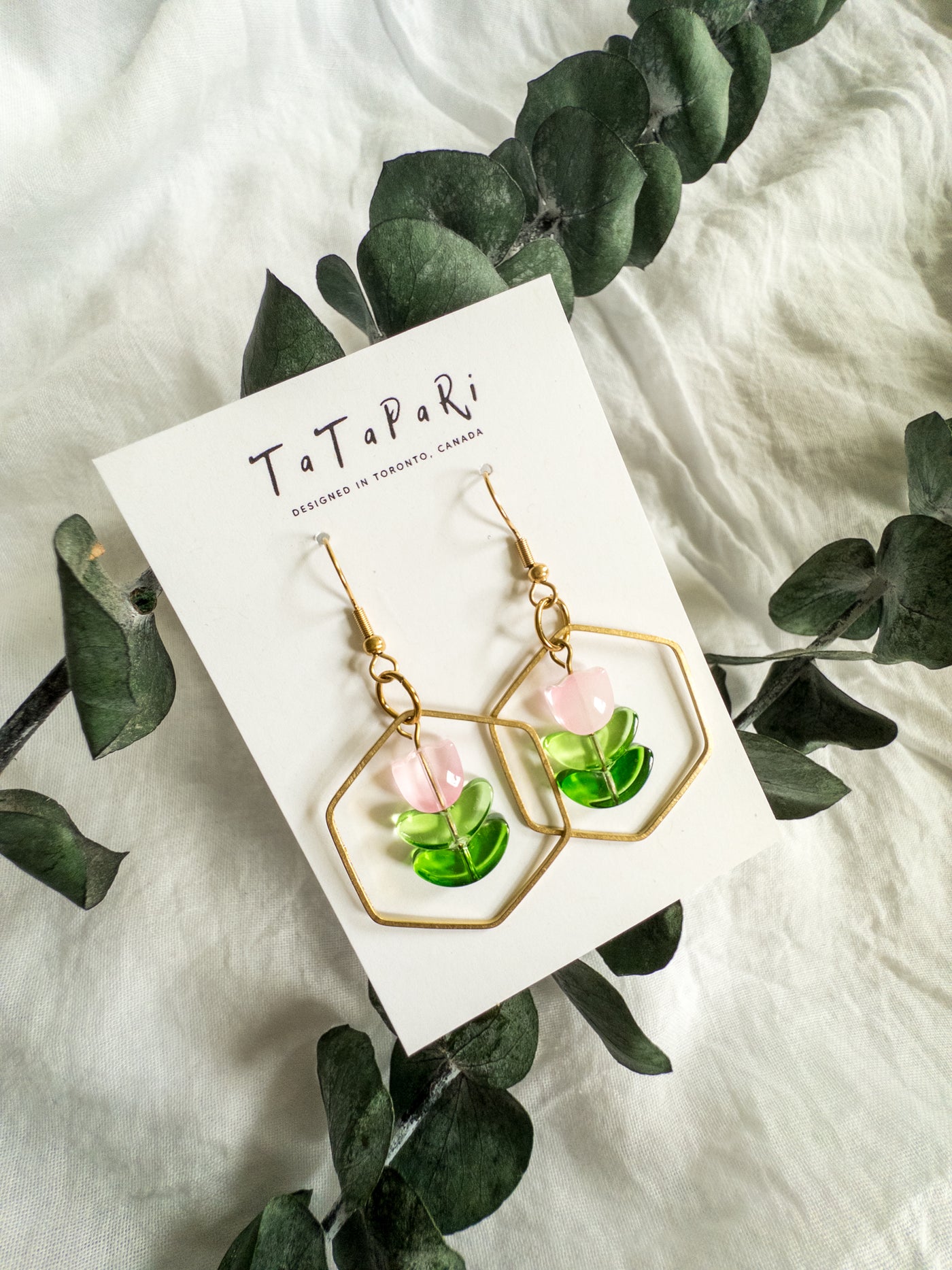 Pink Bead Tulips