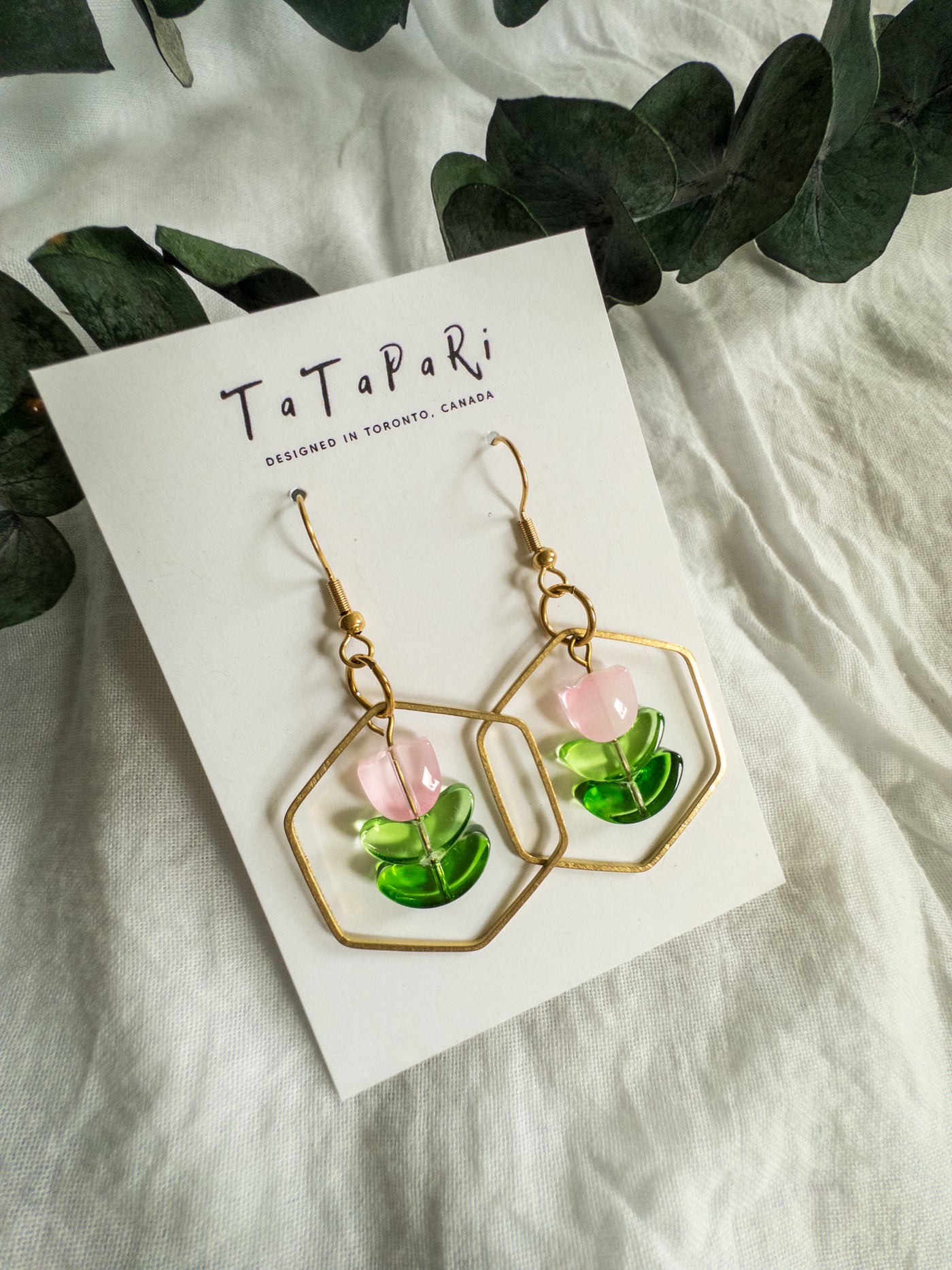 Pink Bead Tulips