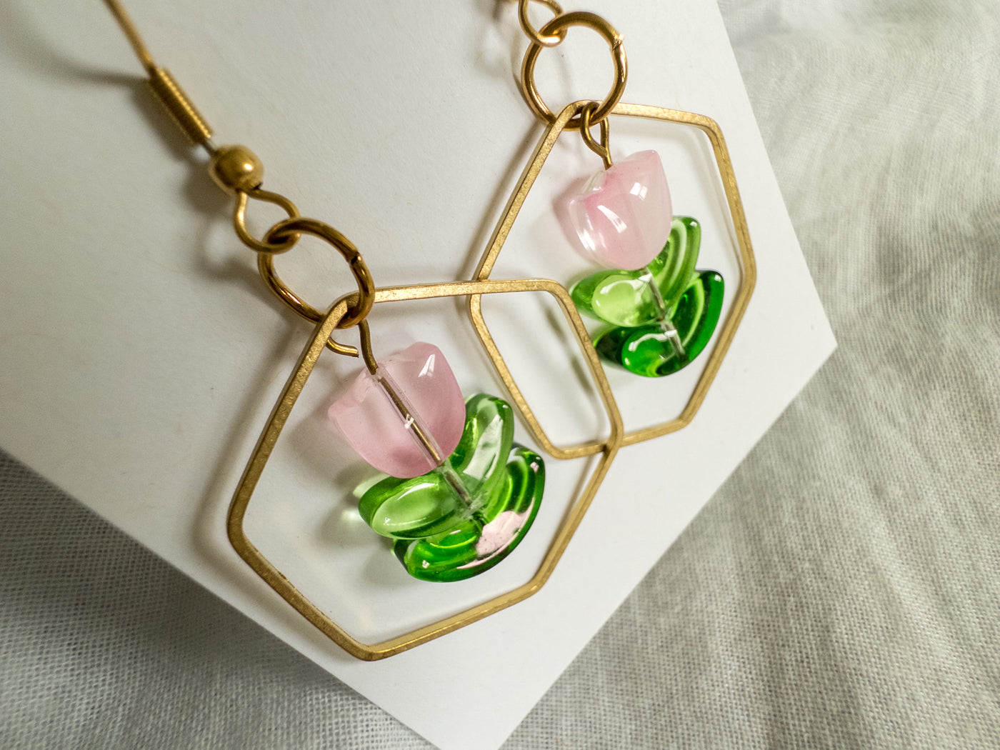 Pink Bead Tulips